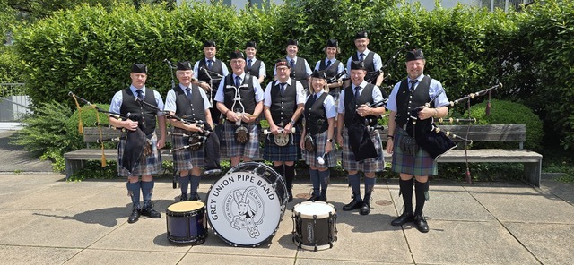 grey union pipe band